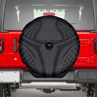 Hawaiian Kakau Art Tattoos Aquaman Style Spare Tire Cover Black Version - Polynesian Pride