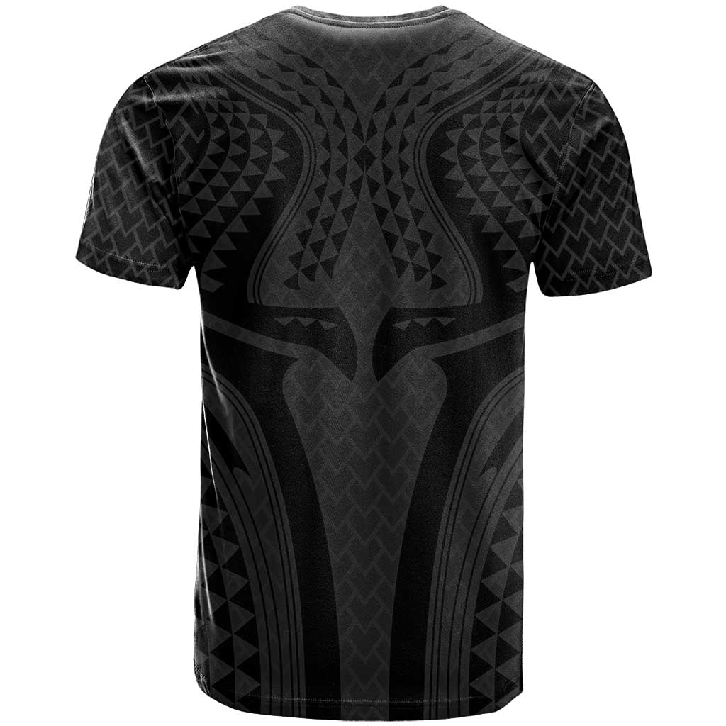 Hawaiian Kakau Art Tattoos Aquaman Style T Shirt Black Version - Polynesian Pride