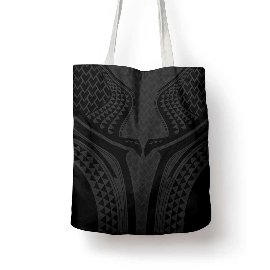 Hawaiian Kakau Art Tattoos Aquaman Style Tote Bag Black Version - Polynesian Pride