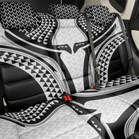 Hawaiian Kakau Art Tattoos Aquaman Style Back Car Seat Cover White Version - Polynesian Pride