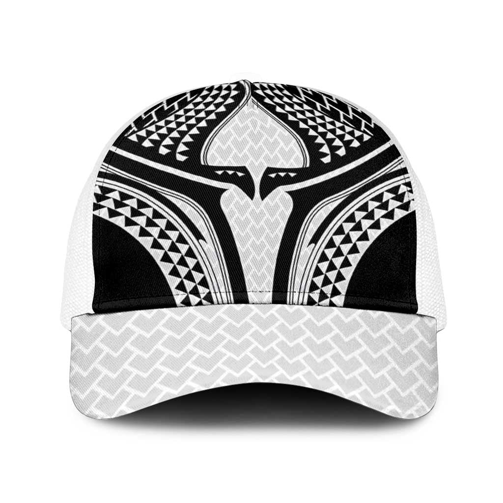 Hawaiian Kakau Art Tattoos Aquaman Style Baseball Net Cap White Version - Polynesian Pride