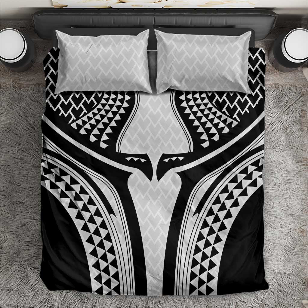 Hawaiian Kakau Art Tattoos Aquaman Style Bedding Set White Version - Polynesian Pride
