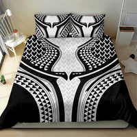Hawaiian Kakau Art Tattoos Aquaman Style Bedding Set White Version - Polynesian Pride
