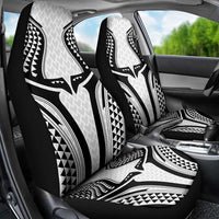 Hawaiian Kakau Art Tattoos Aquaman Style Car Seat Cover White Version - Polynesian Pride