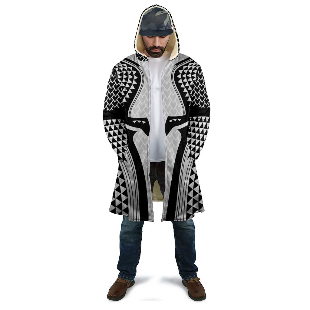 Hawaiian Kakau Art Tattoos Aquaman Style Cloak White Version - Polynesian Pride
