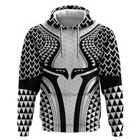 Hawaiian Kakau Art Tattoos Aquaman Style Hoodie White Version - Polynesian Pride