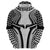 Hawaiian Kakau Art Tattoos Aquaman Style Hoodie White Version - Polynesian Pride
