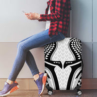 Hawaiian Kakau Art Tattoos Aquaman Style Luggage Cover White Version - Polynesian Pride