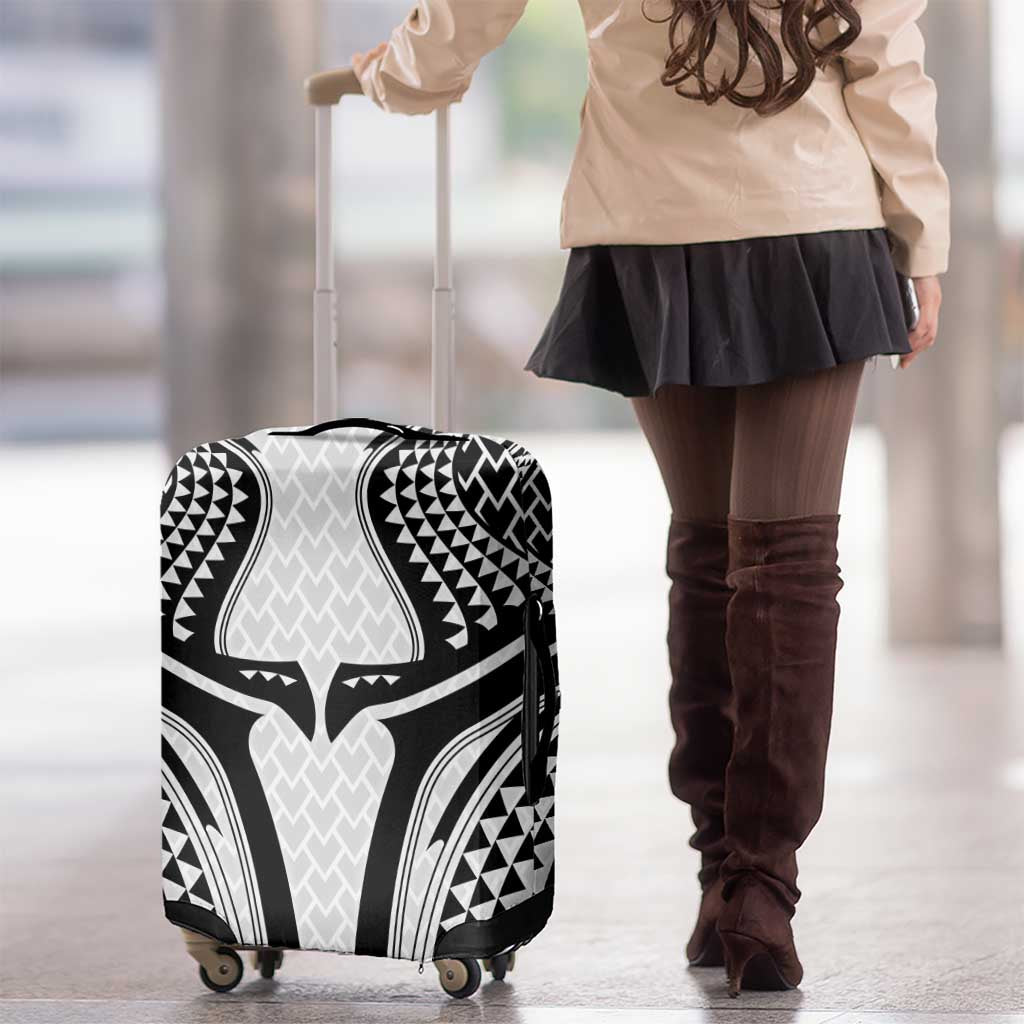 Hawaiian Kakau Art Tattoos Aquaman Style Luggage Cover White Version - Polynesian Pride