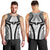 Hawaiian Kakau Art Tattoos Aquaman Style Men Tank Top White Version - Polynesian Pride
