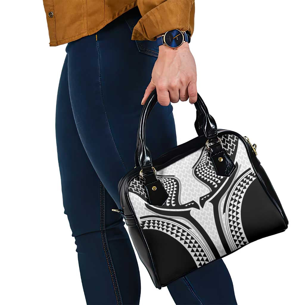 Hawaiian Kakau Art Tattoos Aquaman Style Shoulder Handbag White Version - Polynesian Pride