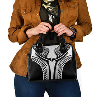 Hawaiian Kakau Art Tattoos Aquaman Style Shoulder Handbag White Version - Polynesian Pride