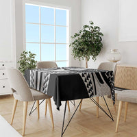 Hawaiian Kakau Art Tattoos Aquaman Style Tablecloth White Version - Polynesian Pride