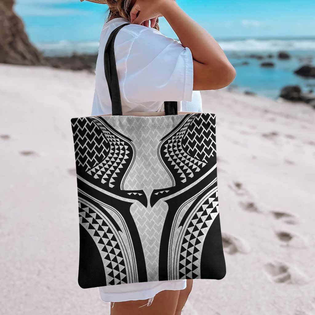 Hawaiian Kakau Art Tattoos Aquaman Style Tote Bag White Version - Polynesian Pride