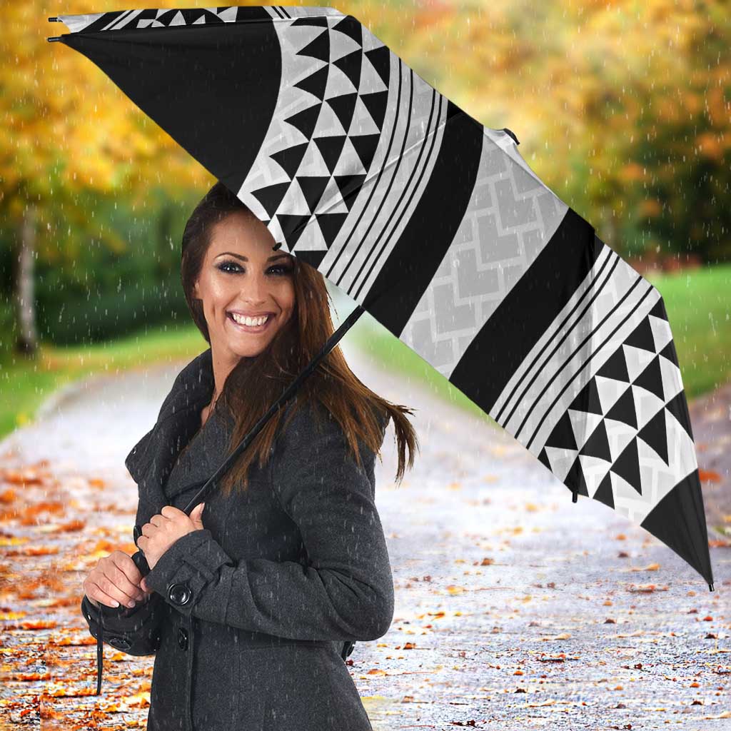 Hawaiian Kakau Art Tattoos Aquaman Style Umbrella White Version - Polynesian Pride