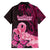 Polynesia Breast Cancer Hawaiian Shirt Butterfly and Flowers Ribbon Maori Tattoo Ethnic Black Style LT03 - Polynesian Pride