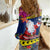 Personalised Cook Island Christmas Women Casual Shirt Santa Claus Mix Maroro and Kakaia Hibiscus Flower Maori Pattern LT03 - Polynesian Pride