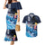 Hawaiian Honu Honi Ihu Couples Matching Mermaid Dress and Hawaiian Shirt With Plumeria and Kakau Art Pattern