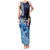 Hawaiian Honu Honi Ihu Family Matching Tank Maxi Dress and Hawaiian Shirt With Plumeria and Kakau Art Pattern