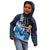 Hawaiian Honu Honi Ihu Kid Hoodie With Plumeria and Kakau Art Pattern