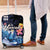 Hawaiian Honu Honi Ihu Luggage Cover With Plumeria and Kakau Art Pattern