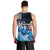 Hawaiian Honu Honi Ihu Men Tank Top With Plumeria and Kakau Art Pattern