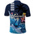 Hawaiian Honu Honi Ihu Polo Shirt With Plumeria and Kakau Art Pattern