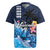 Hawaiian Honu Honi Ihu Rugby Jersey With Plumeria and Kakau Art Pattern