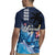 Hawaiian Honu Honi Ihu Rugby Jersey With Plumeria and Kakau Art Pattern