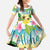 Aloha Turtle Family on The Beach Family Matching Short Sleeve Bodycon Dress and Hawaiian Shirt with Hawaiian Colorful Plumeria