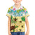 Aloha Turtle Family on The Beach Family Matching Short Sleeve Bodycon Dress and Hawaiian Shirt with Hawaiian Colorful Plumeria