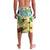 Aloha Turtle Family on The Beach Lavalava with Hawaiian Colorful Plumeria