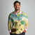 Aloha Turtle Family on The Beach Long Sleeve Polo Shirt with Hawaiian Colorful Plumeria