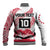 Cook Islands Marathon 2025-Pursuit in Paradise Baseball Jacket Red Color