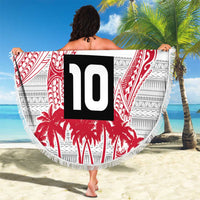 Cook Islands Marathon 2025-Pursuit in Paradise Beach Blanket Red Color