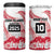 Cook Islands Marathon 2025-Pursuit in Paradise 4 in 1 Can Cooler Tumbler Red Color