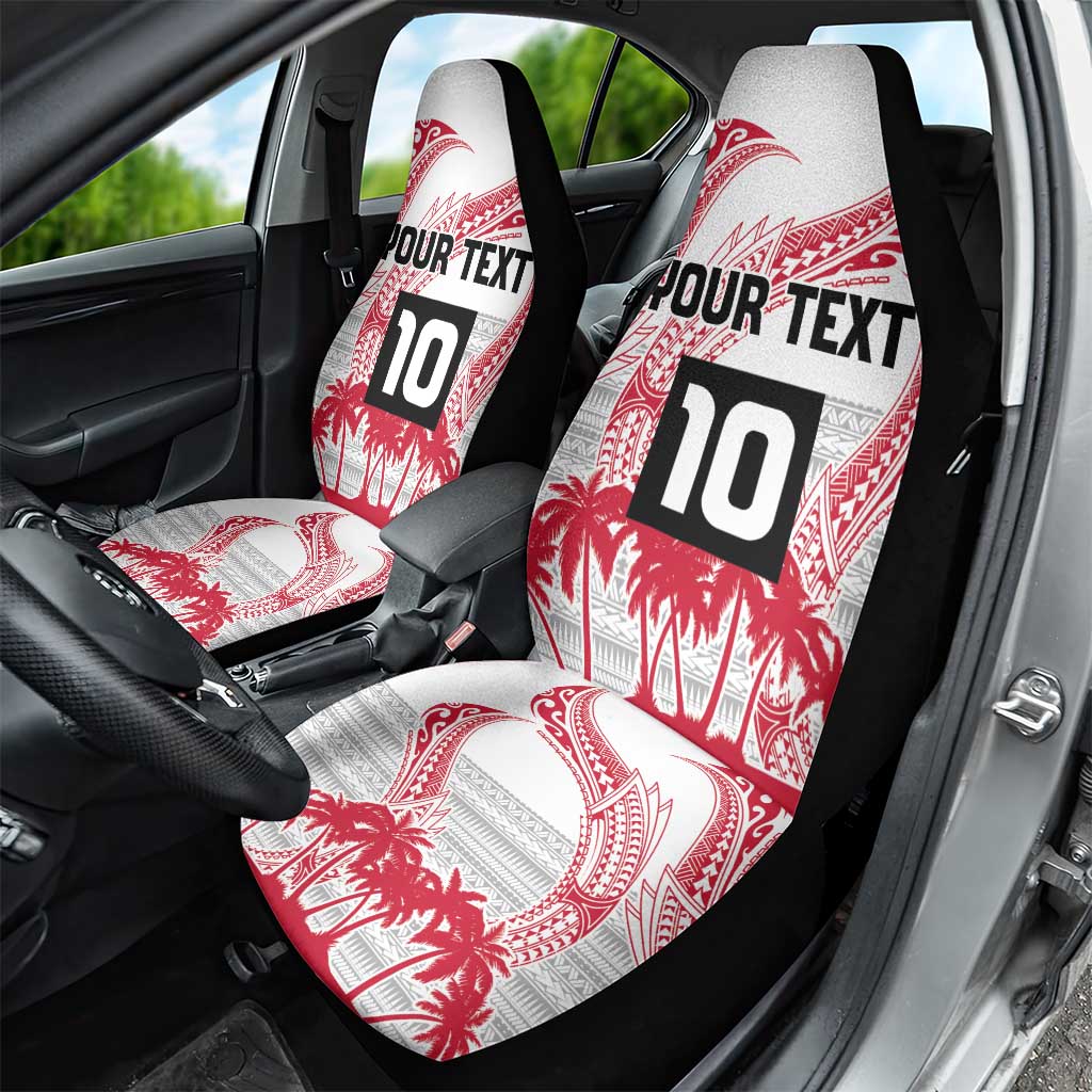 Cook Islands Marathon 2025-Pursuit in Paradise Car Seat Cover Red Color