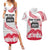 Cook Islands Marathon 2025-Pursuit in Paradise Couples Matching Summer Maxi Dress and Hawaiian Shirt Red Color