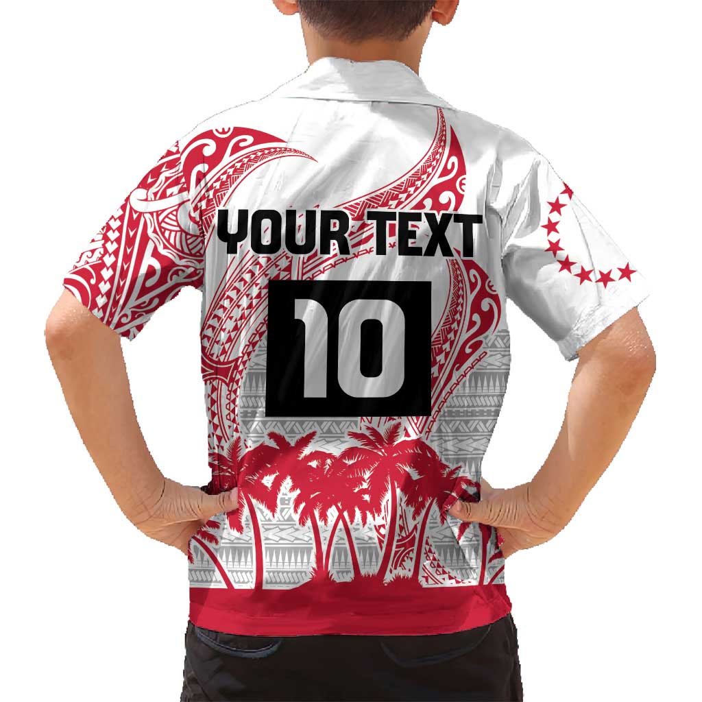 Cook Islands Marathon 2025-Pursuit in Paradise Family Matching Summer Maxi Dress and Hawaiian Shirt Red Color LT03 - Polynesian Pride