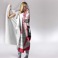 Cook Islands Marathon 2025-Pursuit in Paradise Hooded Blanket Red Color
