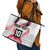 Cook Islands Marathon 2025-Pursuit in Paradise Leather Tote Bag Red Color