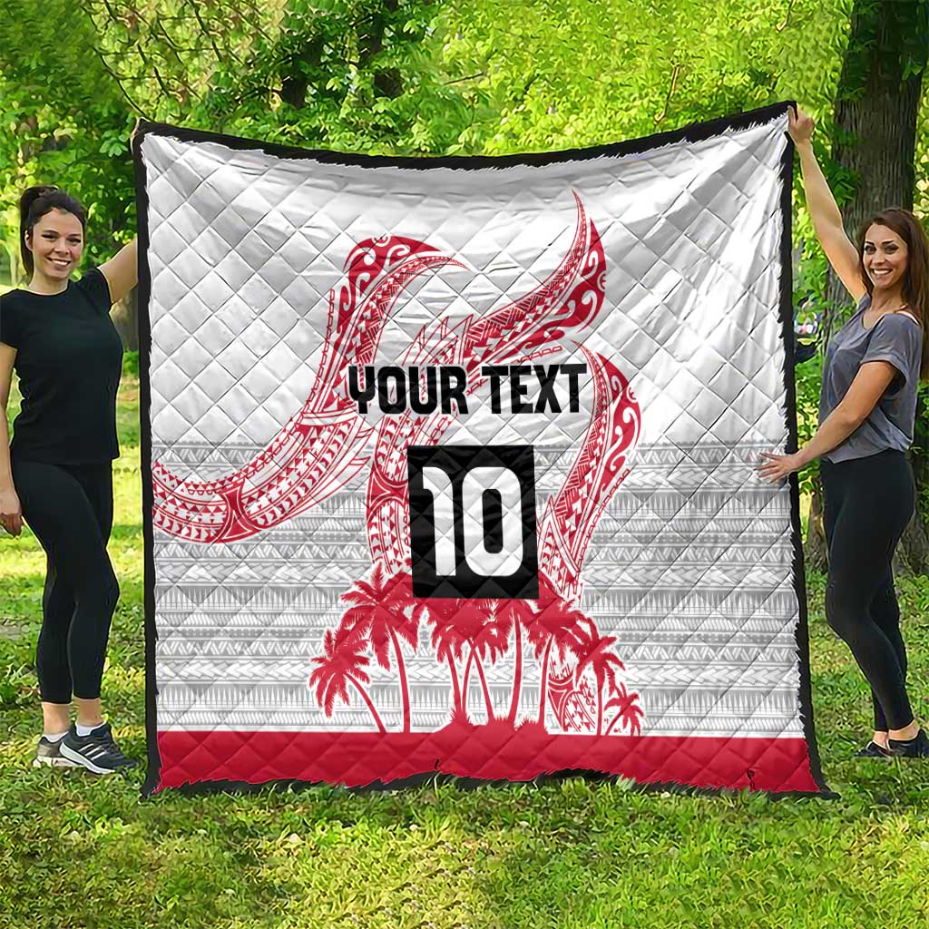 Cook Islands Marathon 2025-Pursuit in Paradise Quilt Red Color