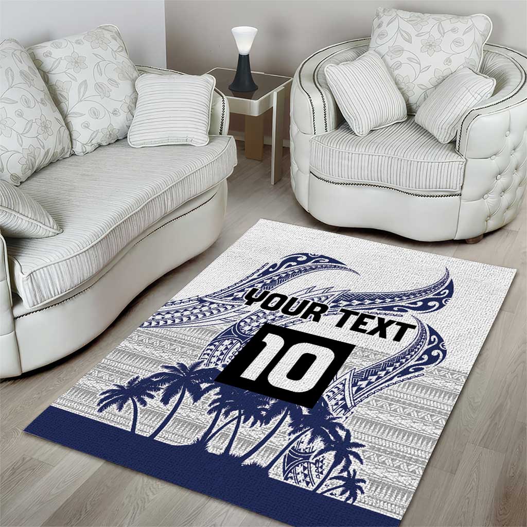 Cook Islands Marathon 2025-Pursuit in Paradise Area Rug Blue Color