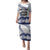 Cook Islands Marathon 2025-Pursuit in Paradise Family Matching Puletasi and Hawaiian Shirt Blue Color