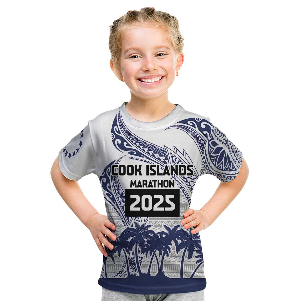 Cook Islands Marathon 2025-Pursuit in Paradise Kid T Shirt Blue Color LT03 Blue - Polynesian Pride