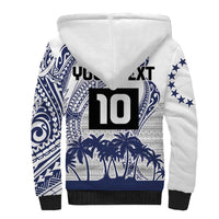 Cook Islands Marathon 2025-Pursuit in Paradise Sherpa Hoodie Blue Color