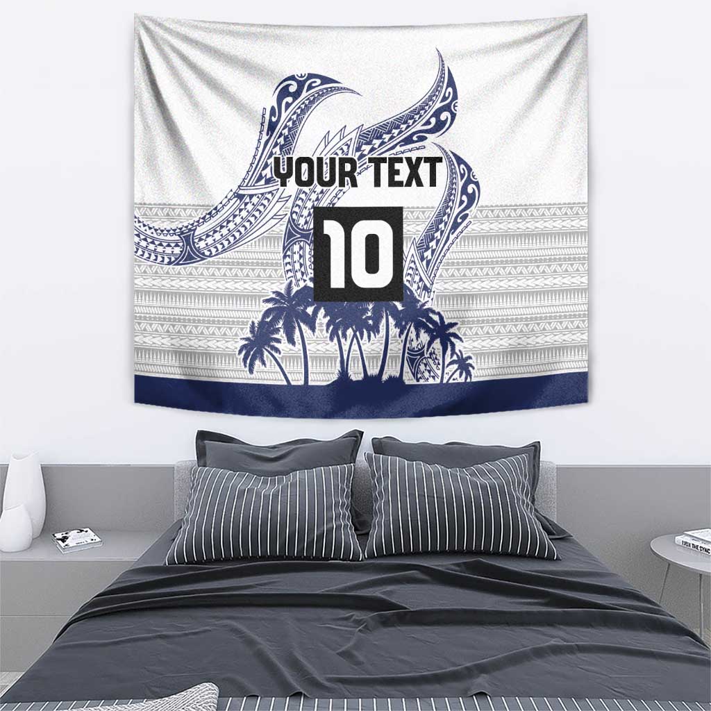 Cook Islands Marathon 2025-Pursuit in Paradise Tapestry Blue Color