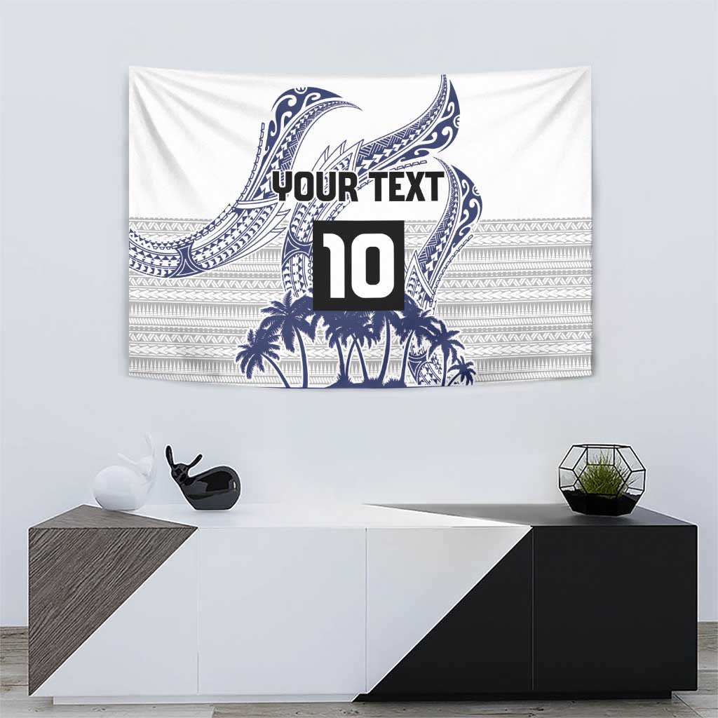 Cook Islands Marathon 2025-Pursuit in Paradise Tapestry Blue Color