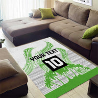 Cook Islands Marathon 2025-Pursuit in Paradise Area Rug Green Color
