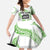 Cook Islands Marathon 2025-Pursuit in Paradise Family Matching Puletasi and Hawaiian Shirt Green Color